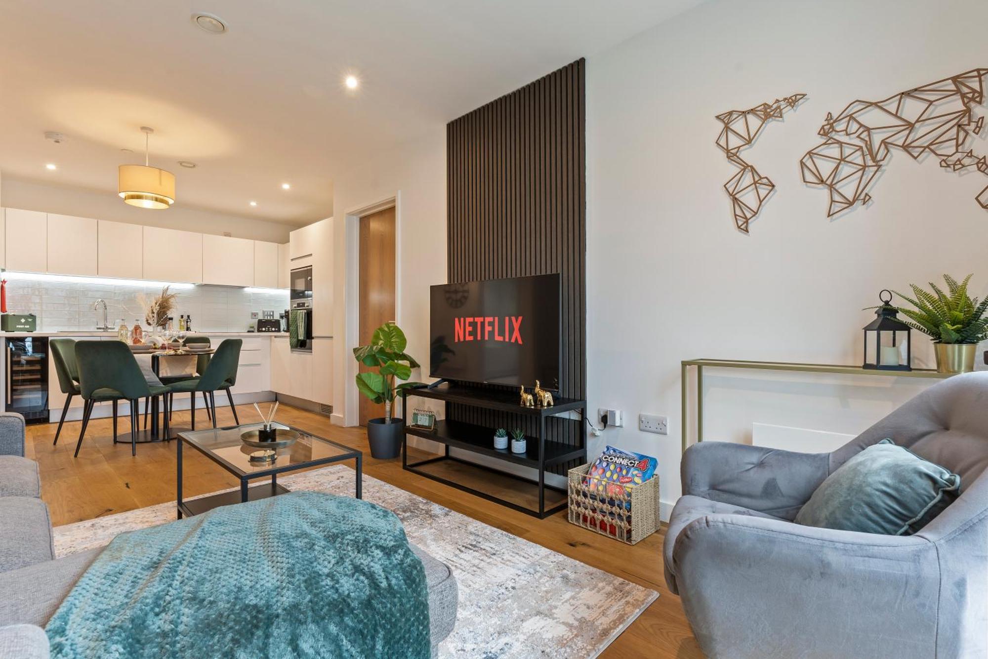 Shanti Suite - 2Bed 2Bath City Centre - Wifi - Netflix- Parking- Modern- Perfect For Family, Contractors, Leisure, Business By Shanti Nights Birmingham Ngoại thất bức ảnh